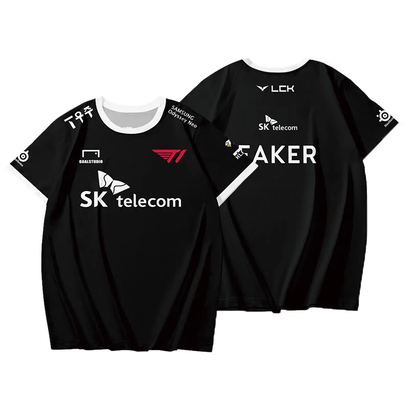 T1 Team Lol League Faker Same Одежда Женская футболка с короткими рукавами Летняя форма команды T1 Женская повседневная футболка Быстросохнущая
T1 Team Lol League Faker Same Одежда Женская футболка с короткими рукавами Летняя форма команды T1 Женская повседневная футболка Быстросохнущая