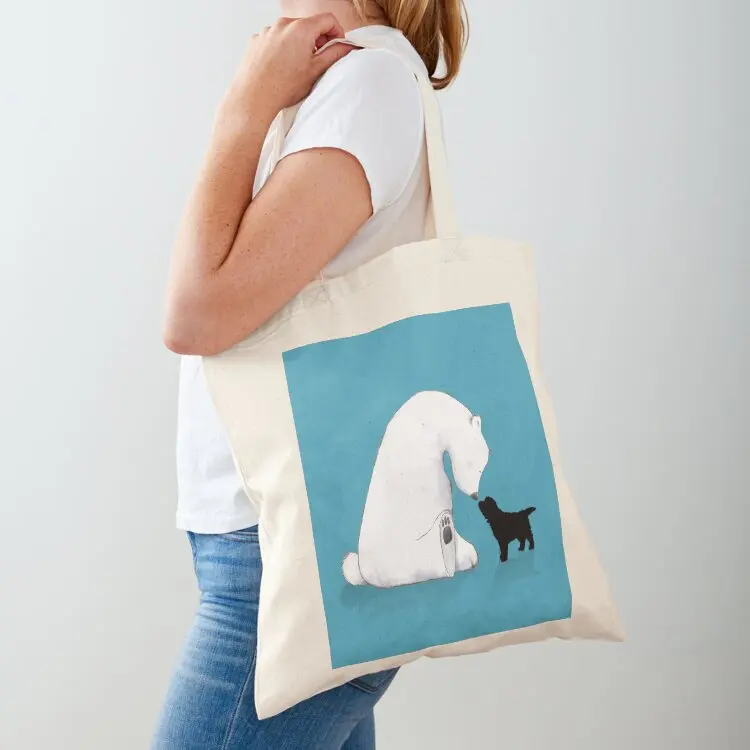 Polar Bear and Pup in the Snow Tote Bag tote bag men's Women's shopper Candy bags foldable reusable bag
Polar Bear and Pup in the Snow Tote Bag tote bag men's Women's shopper Candy bags foldable reusable bag