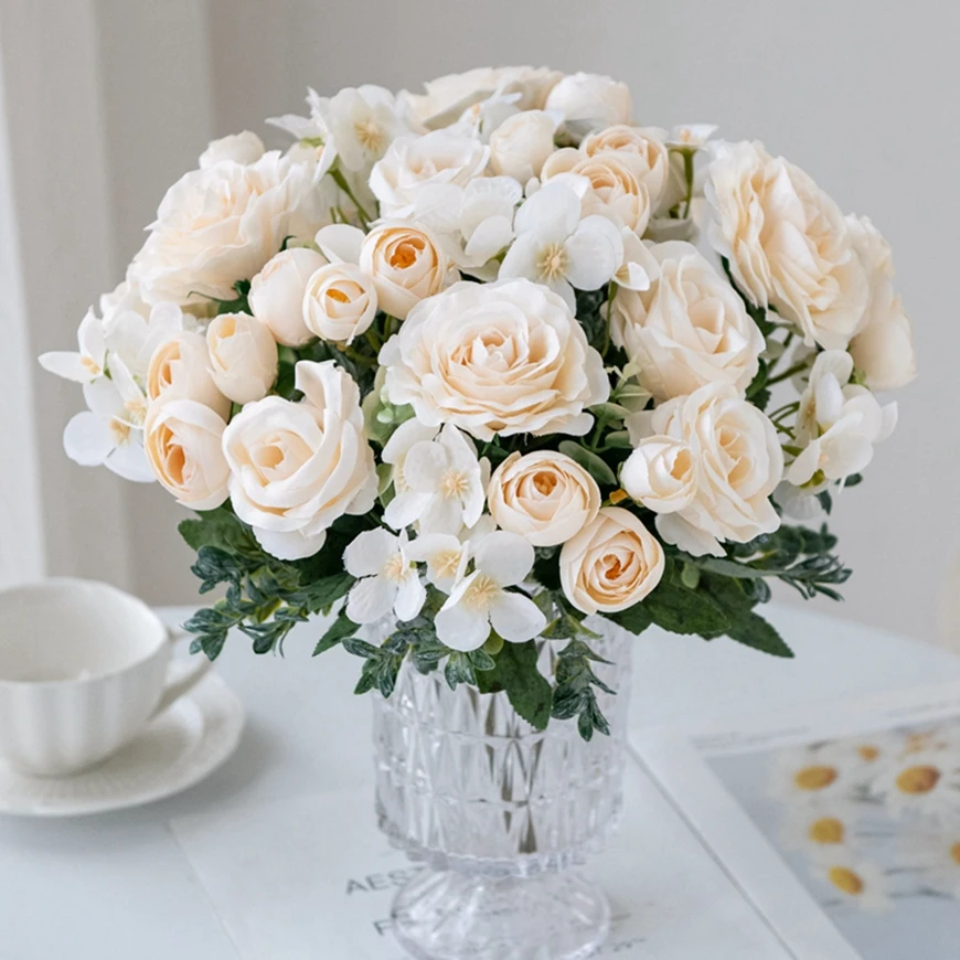 Big Artificial Flowers High Quality Silk rose for DIY Christmas Garland Home Wedding bedroom bonsai Decoration Photography props
Big Artificial Flowers High Quality Silk rose for DIY Christmas Garland Home Wedding bedroom bonsai Decoration Photography props