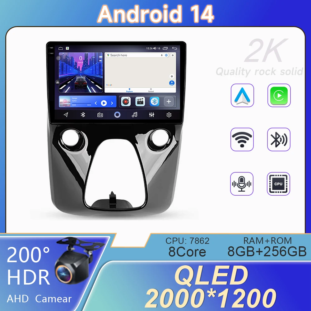 For Peugeot 108 For Toyota Aygo B40 2014 - 2021 Car Radio Multimedia Video Player WIFI Navigation GPS Android No 2din 2 din dvd
For Peugeot 108 For Toyota Aygo B40 2014 - 2021 Car Radio Multimedia Video Player WIFI Navigation GPS Android No 2din 2 din dvd