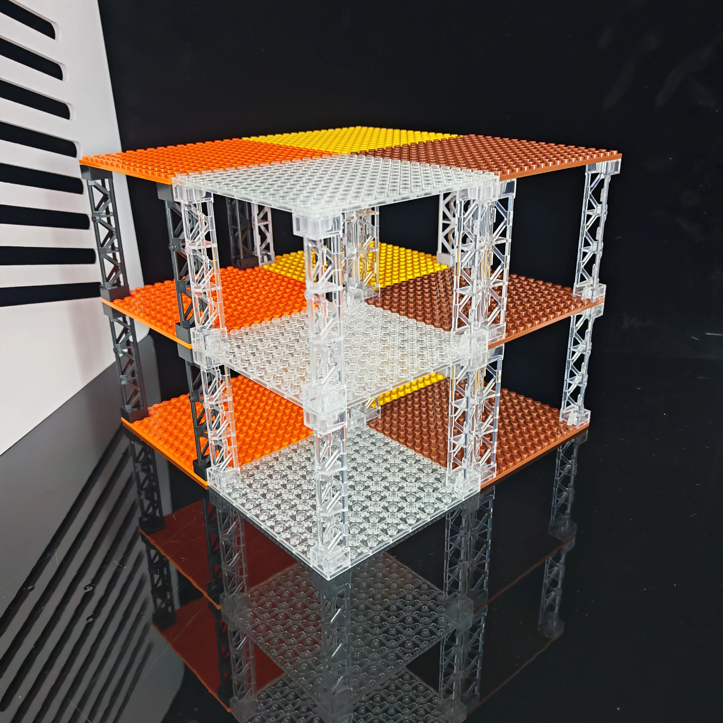 Multiple Colors Multi functional Building Block Desktop Organizer Stackable Multi-Tier Storage Rack 16×16 Baseplate
Multiple Colors Multi functional Building Block Desktop Organizer Stackable Multi-Tier Storage Rack 16×16 Baseplate