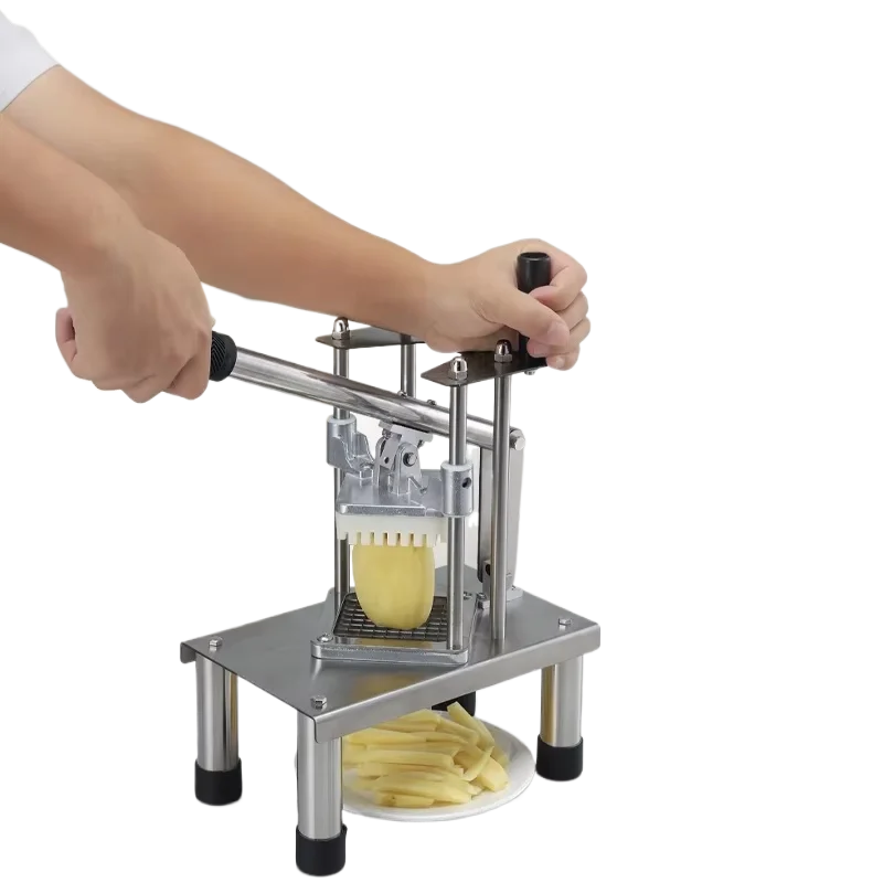 Hot Selling Small French Fry Cutter Manual Vertical Cucumber Potato Cutter for Home Use for Fruit Bar Cutting Machine
Hot Selling Small French Fry Cutter Manual Vertical Cucumber Potato Cutter for Home Use for Fruit Bar Cutting Machine