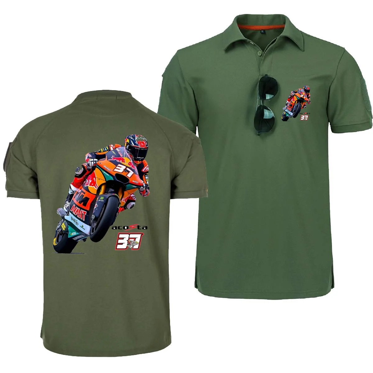 Youth Military Tacitcal Men's Polo Shirts Shirts Tees Pedro Acosta 37 GP Riding Motorcycle T-Shirt Men POLO Short Sleeve Tops
Youth Military Tacitcal Men's Polo Shirts Shirts Tees Pedro Acosta 37 GP Riding Motorcycle T-Shirt Men POLO Short Sleeve Tops