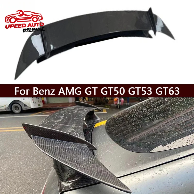 Suitable for Mercedes Benz AMG GT GT50 GT53 GT63 Carbon Fiber Tail fins Spoiler Trunk Guide Rear Wing Car Accessories body kit
Suitable for Mercedes Benz AMG GT GT50 GT53 GT63 Carbon Fiber Tail fins Spoiler Trunk Guide Rear Wing Car Accessories body kit