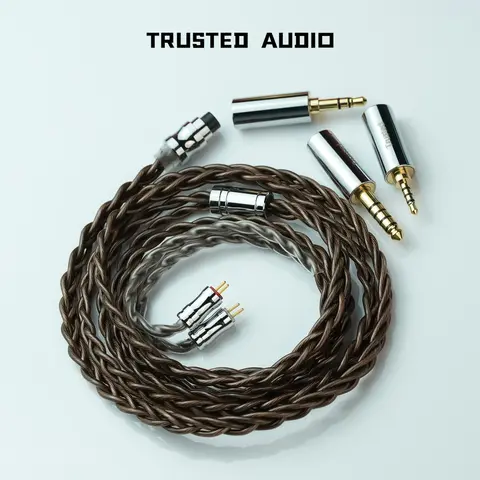 Trusted 008 Cable Liquid nitrogen high conductivity 7N occ+ occ silver-plated palladium IEM Cable MMCX for EmpireEars Shure