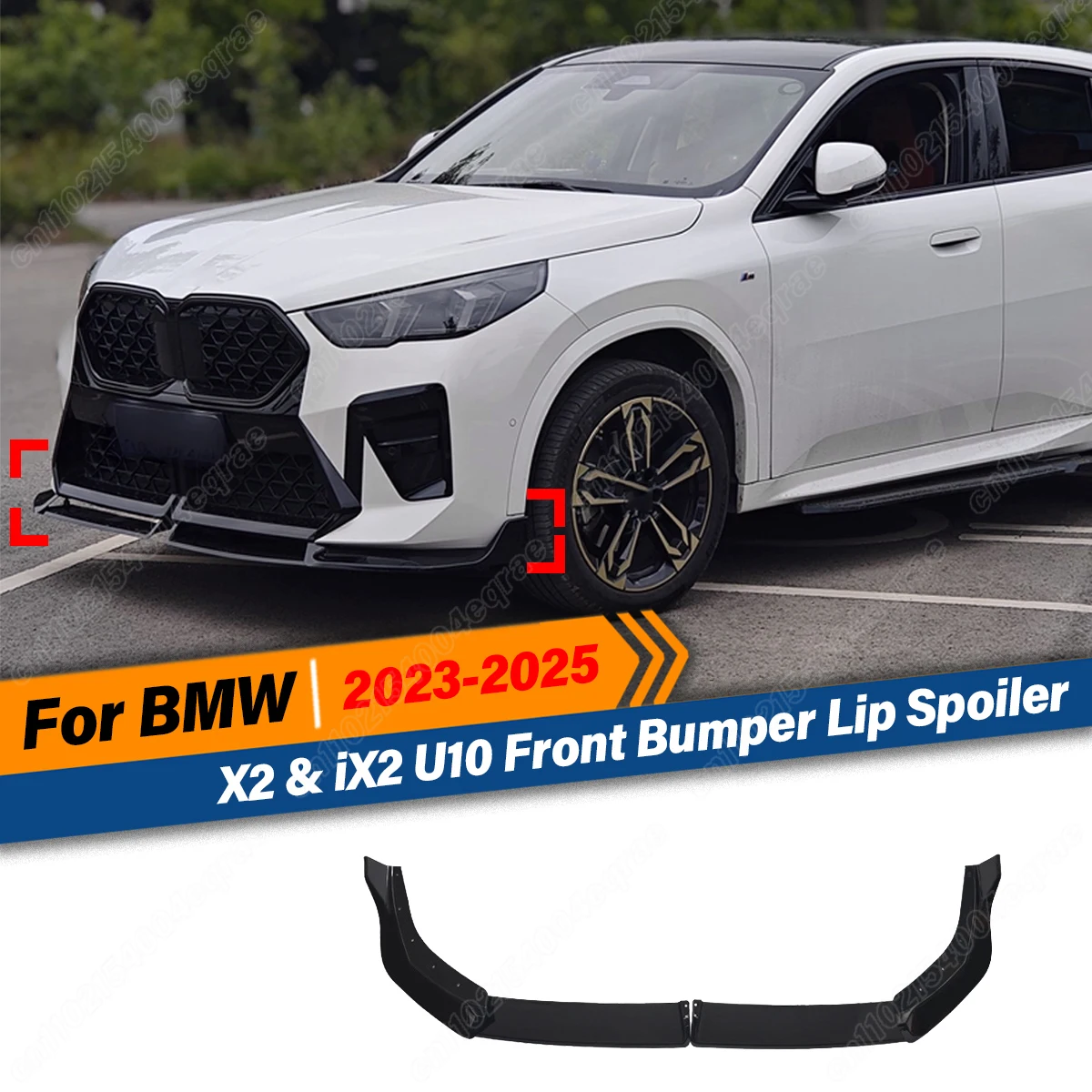 For BMW X2 & IX2 U10 2023 2024 2025 Car Front Bumper Lip Spoiler Splitter Exterior Auto Parts Guard Accessories BodyKit Diffuser
For BMW X2 & IX2 U10 2023 2024 2025 Car Front Bumper Lip Spoiler Splitter Exterior Auto Parts Guard Accessories BodyKit Diffuser
