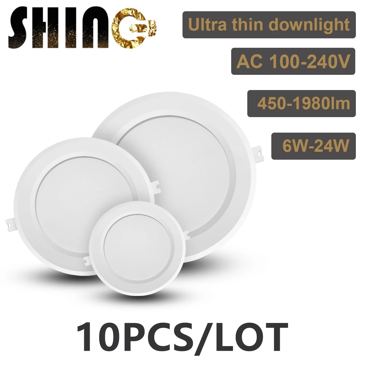 LED ultra-thin dark downlight 110V 220V Ceiling Light 6W-24W Recessed Led Down light Round Panel Light Spotlight Indoor Lighting
LED ultra-thin dark downlight 110V 220V Ceiling Light 6W-24W Recessed Led Down light Round Panel Light Spotlight Indoor Lighting