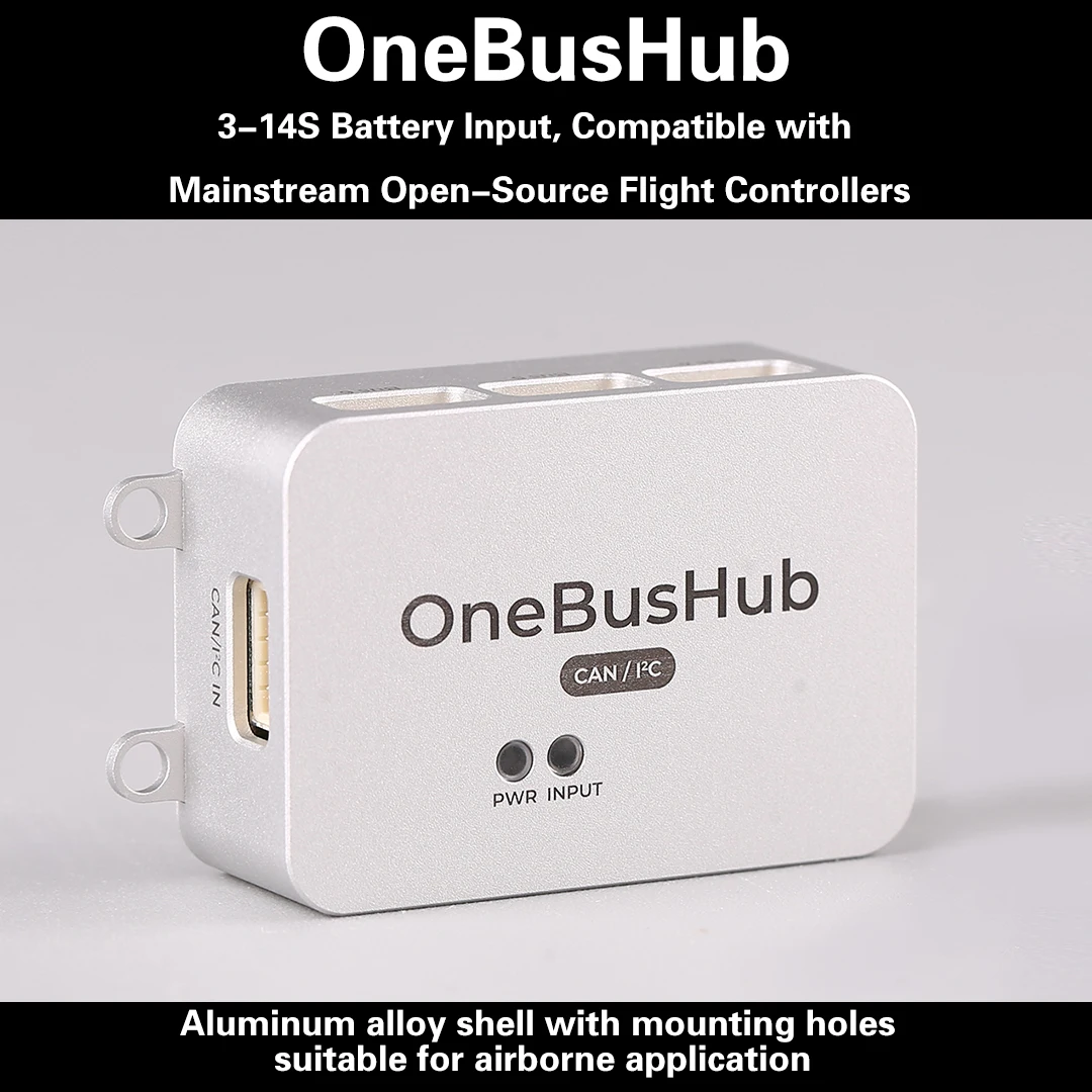 ZeroOne OneBusHub APM PX4 CAN I2C PIX32 GH1.25 Interface Module for Drone And Robotics
ZeroOne OneBusHub APM PX4 CAN I2C PIX32 GH1.25 Interface Module for Drone And Robotics