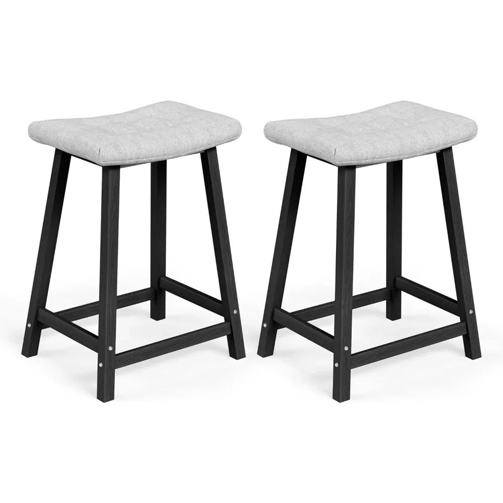 HDPE Bar Stools Set of 2 with Detachable Cushions,24-Inch Counter Height Bar Stools,400 lbs Weight Capacity,Saddle Tools
HDPE Bar Stools Set of 2 with Detachable Cushions,24-Inch Counter Height Bar Stools,400 lbs Weight Capacity,Saddle Tools