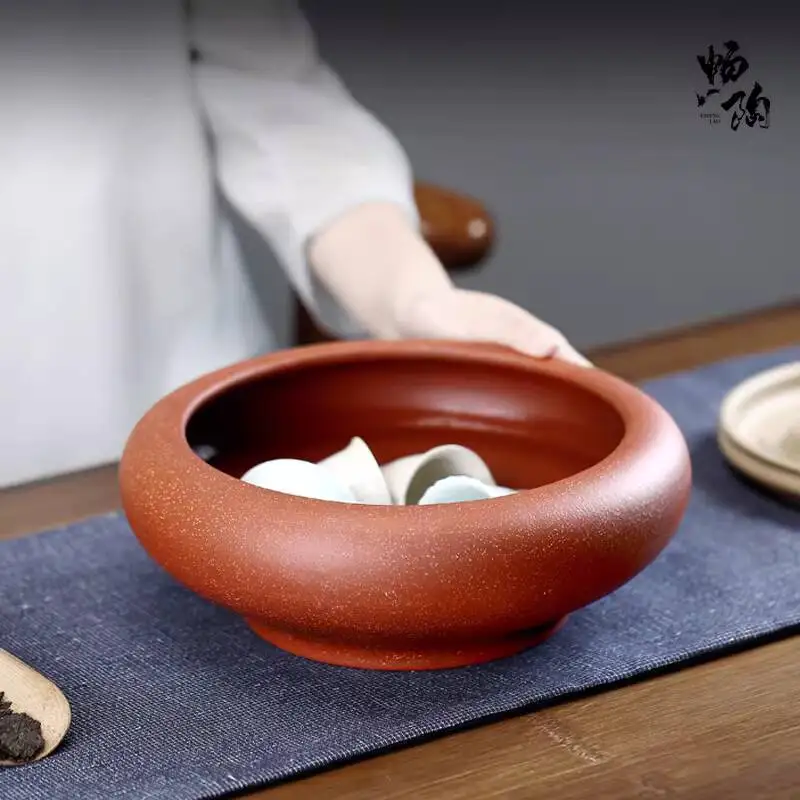 Changtaoyixing Large Washing Bowl, Raw Mineral Zisha Kung Fu Set, Tea Ceremony Accessories
Changtaoyixing Large Washing Bowl, Raw Mineral Zisha Kung Fu Set, Tea Ceremony Accessories