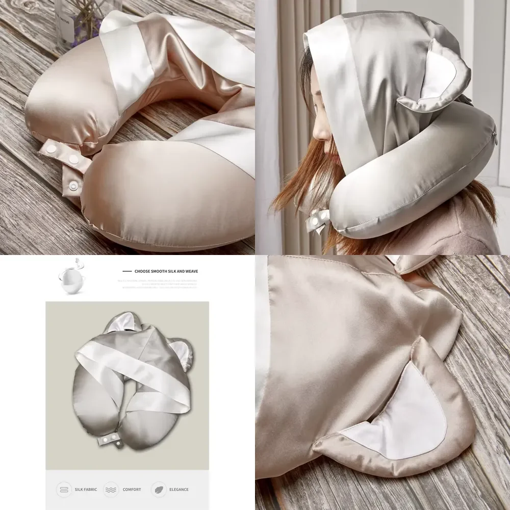 【CHIMU HOME】 New Fashion Chinese Manufacturer Durable Cute U Shaped Silk Pillow Customize Logo Memory Foam Filling Mulberry
【CHIMU HOME】 New Fashion Chinese Manufacturer Durable Cute U Shaped Silk Pillow Customize Logo Memory Foam Filling Mulberry