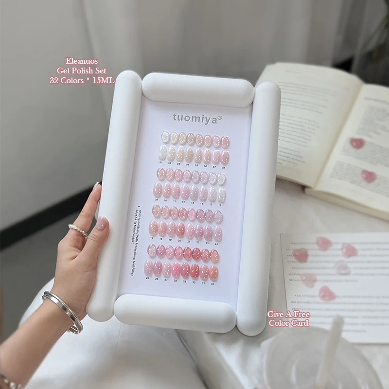 32 Colors Bare Skin Nail Polish Gel Set Nude Transparent UV Soak Off With Color Chart Display Stand Nail Art Manicure Kit
32 Colors Bare Skin Nail Polish Gel Set Nude Transparent UV Soak Off With Color Chart Display Stand Nail Art Manicure Kit