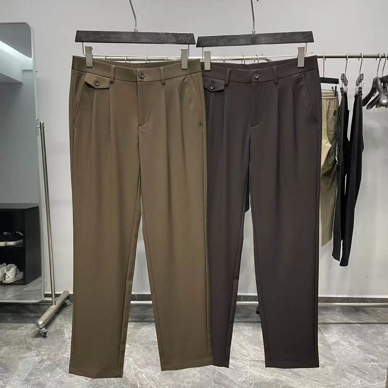 Italian gentleman men's BC casual business simple pants
Italian gentleman men's BC casual business simple pants