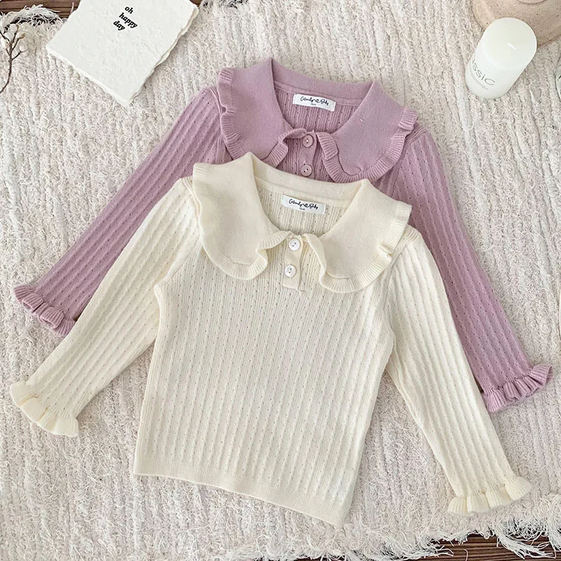 2024 New Autumn Baby Girls Sweater Long Sleeved Solid Color Casual Pullover Sweater Kids Sweater Baby Girls Pullover Tops
2024 New Autumn Baby Girls Sweater Long Sleeved Solid Color Casual Pullover Sweater Kids Sweater Baby Girls Pullover Tops