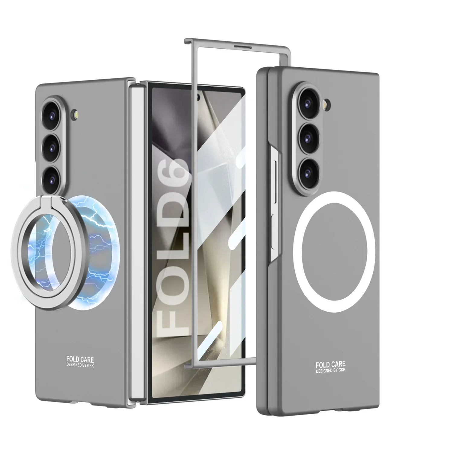 Чехлы для телефонов Samsung Galaxy Z Fold6, чехол с магнитным кольцом-кронштейном, защитная пленка ZFold 6 для беспроводной зарядки, Новинка
Чехлы для телефонов Samsung Galaxy Z Fold6, чехол с магнитным кольцом-кронштейном, защитная пленка ZFold 6 для беспроводной зарядки, Новинка