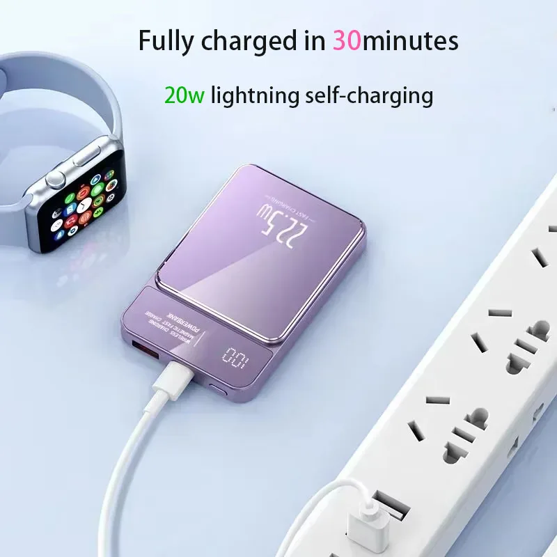 Samsung Huaweipower banks50000mah power library wireless magnetic library 22.5W iPhone Xiaom
Samsung Huaweipower banks50000mah power library wireless magnetic library 22.5W iPhone Xiaom