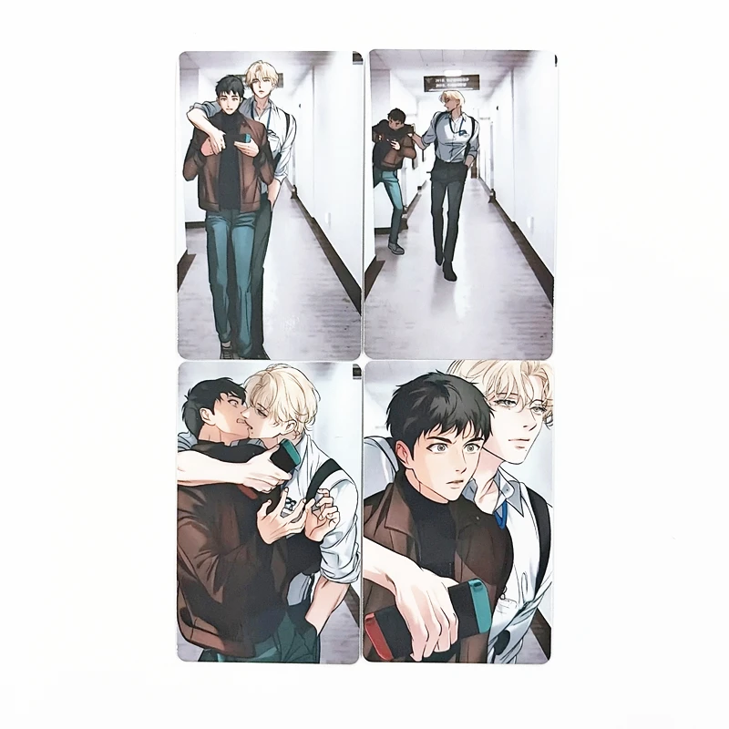 4PCS Korean BL Manhwa Backlight Backstage Scene Photocards Han Seoin Baek Youngwoon Collectible Card for Fans
4PCS Korean BL Manhwa Backlight Backstage Scene Photocards Han Seoin Baek Youngwoon Collectible Card for Fans