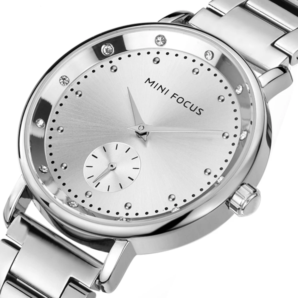 Mini Focus MF0037L Fashion Women Dress Watches Silver Stainless Steel Band Waterproof Ladies Quartz Watch
Mini Focus MF0037L Fashion Women Dress Watches Silver Stainless Steel Band Waterproof Ladies Quartz Watch