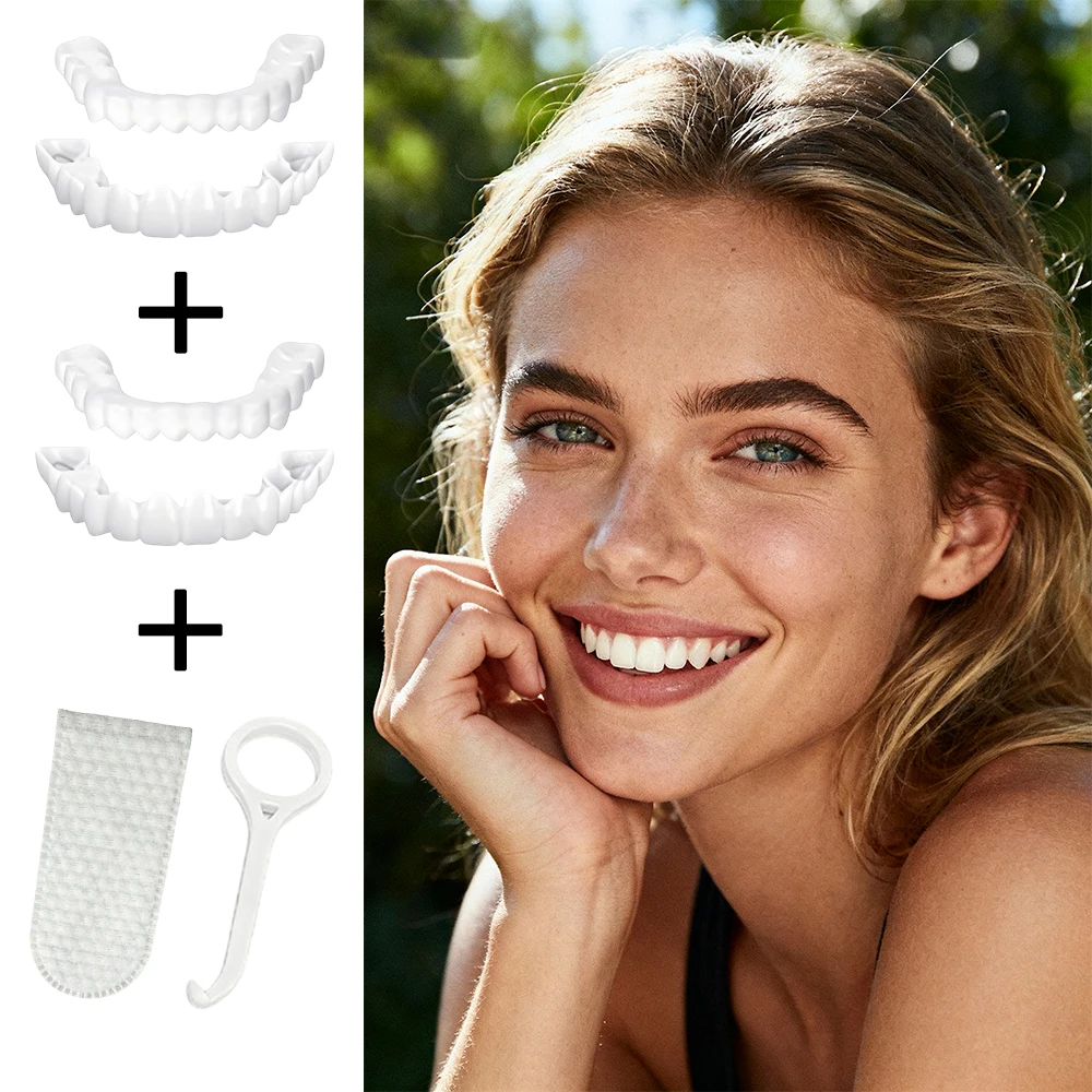 Photo Shooting Special Veneers, Reusable Bright Smile, High simulation effect for portrait and video shooting H2931
Photo Shooting Special Veneers, Reusable Bright Smile, High simulation effect for portrait and video shooting H2931