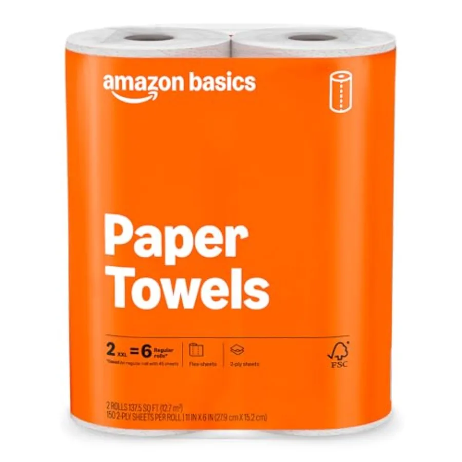 Everyday use, cellulose fiber, white, ultra-absorbent 2-ply flex-sheets for spills and messes
Everyday use, cellulose fiber, white, ultra-absorbent 2-ply flex-sheets for spills and messes