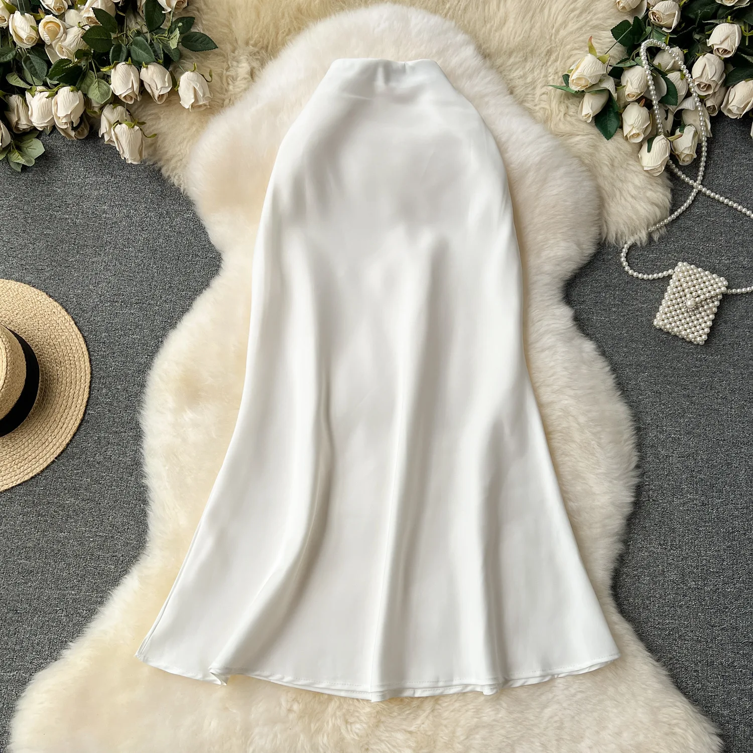 Элегантная атласная юбка с высокой талией, облегающая юбка-русалка миди, шикарная универсальная атласная юбка, модная классическая юбка для офиса и вечеринок
Элегантная атласная юбка с высокой талией, облегающая юбка-русалка миди, шикарная универсальная атласная юбка, модная классическая юбка для офиса и вечеринок