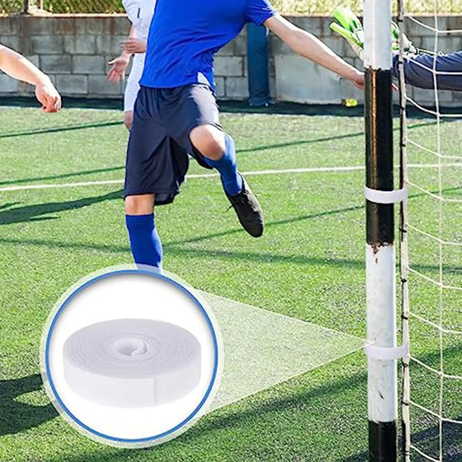 Goal Net Straps, Goal Net Fixing Tape Cinch Strap, Cord Ties, Multipurpose Goal Post Net Fastener Tie Strap, Self Sticky
Goal Net Straps, Goal Net Fixing Tape Cinch Strap, Cord Ties, Multipurpose Goal Post Net Fastener Tie Strap, Self Sticky