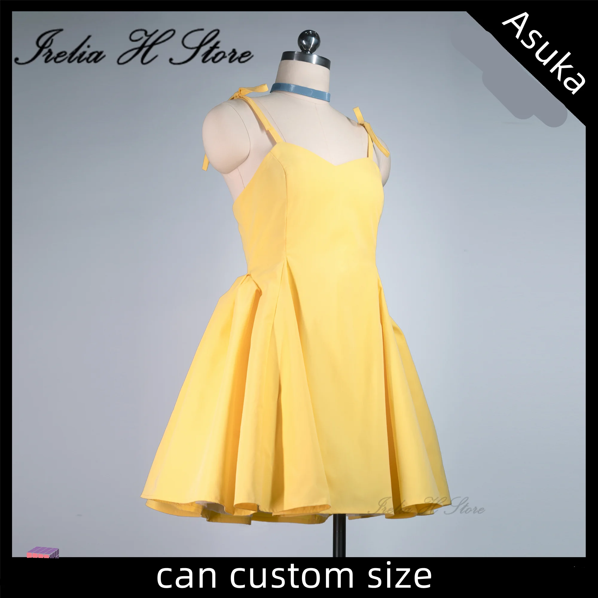 Irelia H Store Asuka Cosplay Costume women yellow dress female can daily dress Customized
Irelia H Store Asuka Cosplay Costume women yellow dress female can daily dress Customized