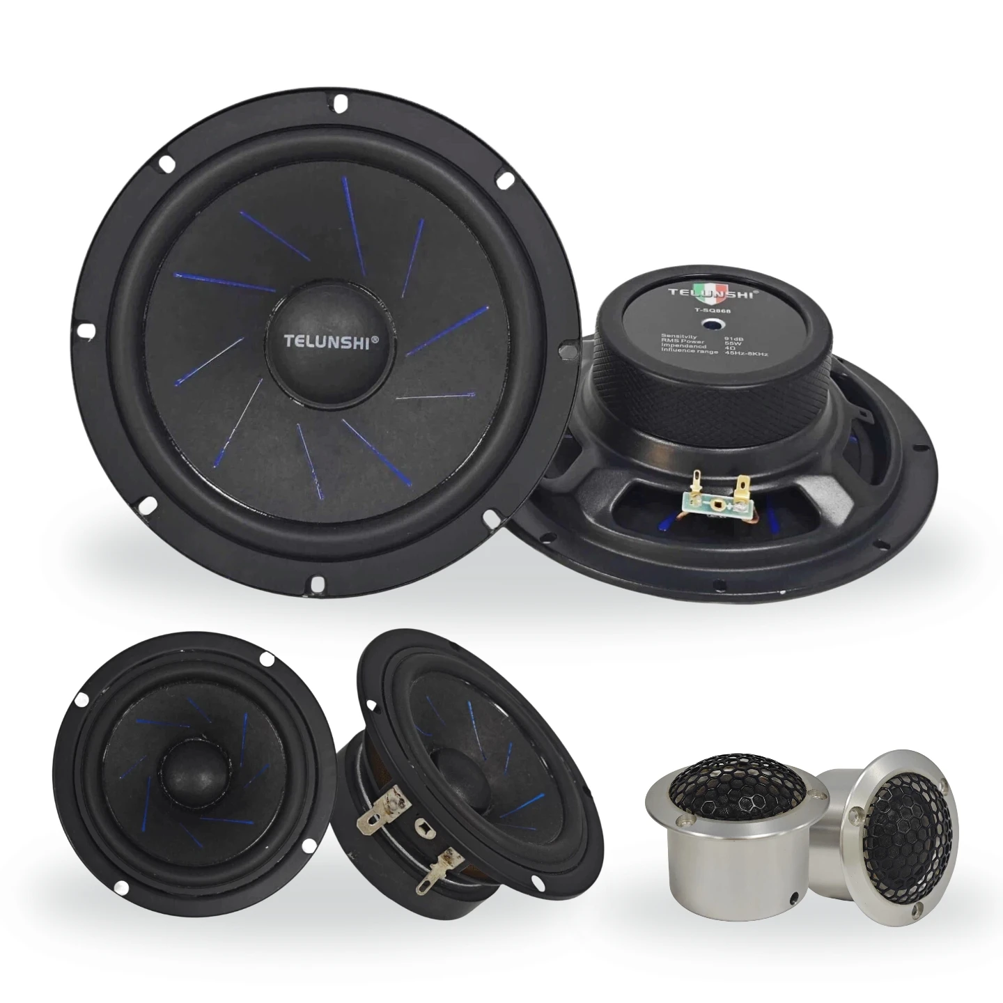 3.5 Inch Midrange with 8 Inch Woofer 3 Way Component Car Audio Speaker for Enhanced Soundstage and Vehicle Stereo Refit
3.5 Inch Midrange with 8 Inch Woofer 3 Way Component Car Audio Speaker for Enhanced Soundstage and Vehicle Stereo Refit