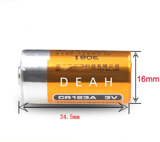CR123A 3v disposable lithium-manganese battery full sealed smoke sensor with plug
CR123A 3v disposable lithium-manganese battery full sealed smoke sensor with plug