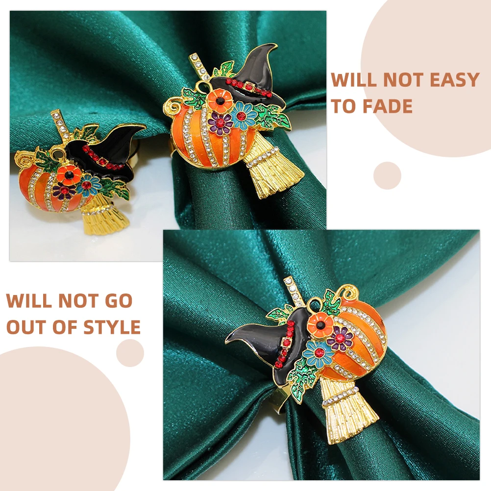 4 Pcs Halloween Decor Wizard Hat Napkin Buckle Holder Decorations Holders Orange for Table Dining Man
4 Pcs Halloween Decor Wizard Hat Napkin Buckle Holder Decorations Holders Orange for Table Dining Man