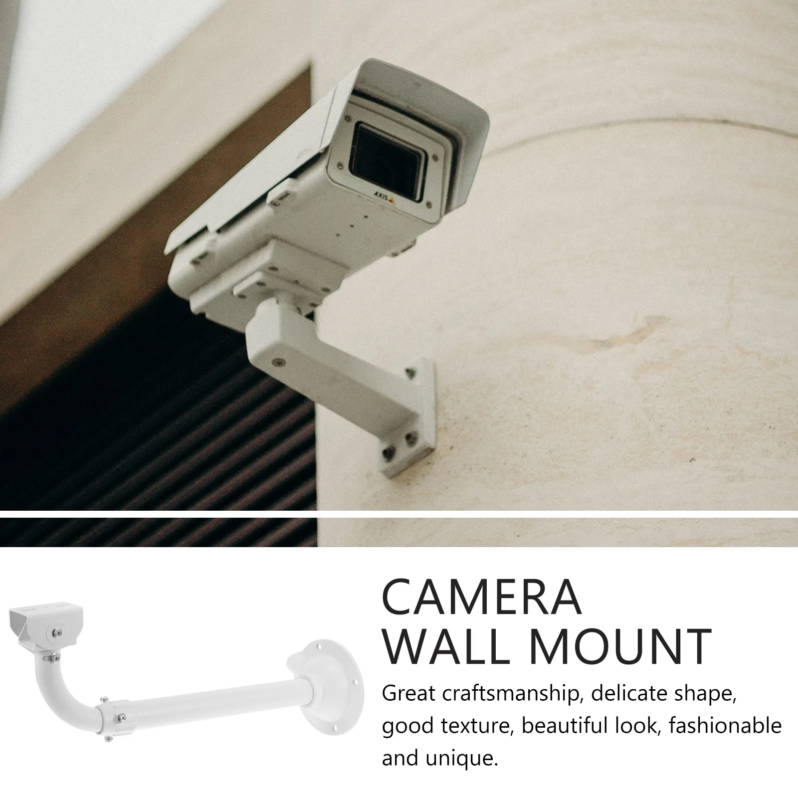 Camera Mounting Bracket Wall Monitor Cameras Outdoor White Aluminum Alloy for Security
Camera Mounting Bracket Wall Monitor Cameras Outdoor White Aluminum Alloy for Security