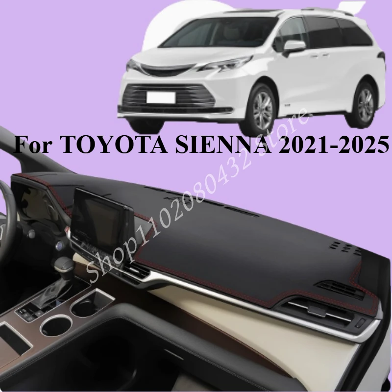 LHD Car Dashboard Cover Dash Anti-UV Mat For TOYOTA SIENNA 2021-2025 Auto Non-slip Sun Shade Pad Carpet
LHD Car Dashboard Cover Dash Anti-UV Mat For TOYOTA SIENNA 2021-2025 Auto Non-slip Sun Shade Pad Carpet