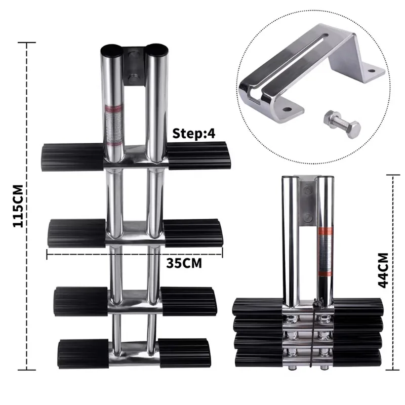 Ship Launching Ladder for Yacht Speedboat, Stainless Steel Hidden Folding Telescopic Ladder, Deck Ladder, Ship Use
Ship Launching Ladder for Yacht Speedboat, Stainless Steel Hidden Folding Telescopic Ladder, Deck Ladder, Ship Use
