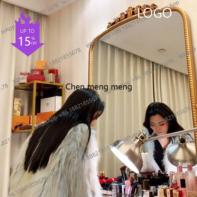 Q181 European carved makeup mirror court style makeup mirror bathroom retro vanity mirror wall-mounted
Q181 European carved makeup mirror court style makeup mirror bathroom retro vanity mirror wall-mounted