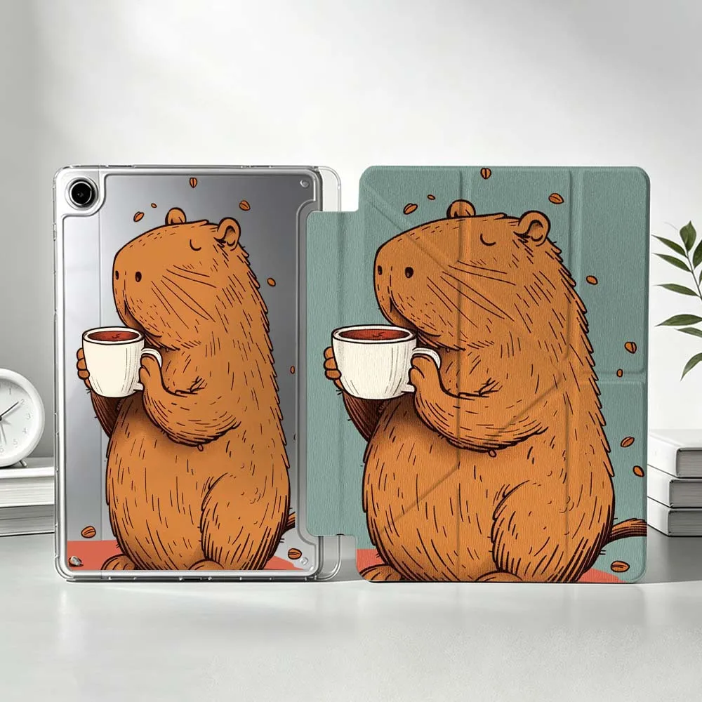 Fun Capybara Enjoying Coffee Soft For Samsung Galaxy Tab S11 S10 S9 S8 S7 S6 A11 A10 A9 FE Plus Lite Foldable 3Y Tablet Case
Fun Capybara Enjoying Coffee Soft For Samsung Galaxy Tab S11 S10 S9 S8 S7 S6 A11 A10 A9 FE Plus Lite Foldable 3Y Tablet Case