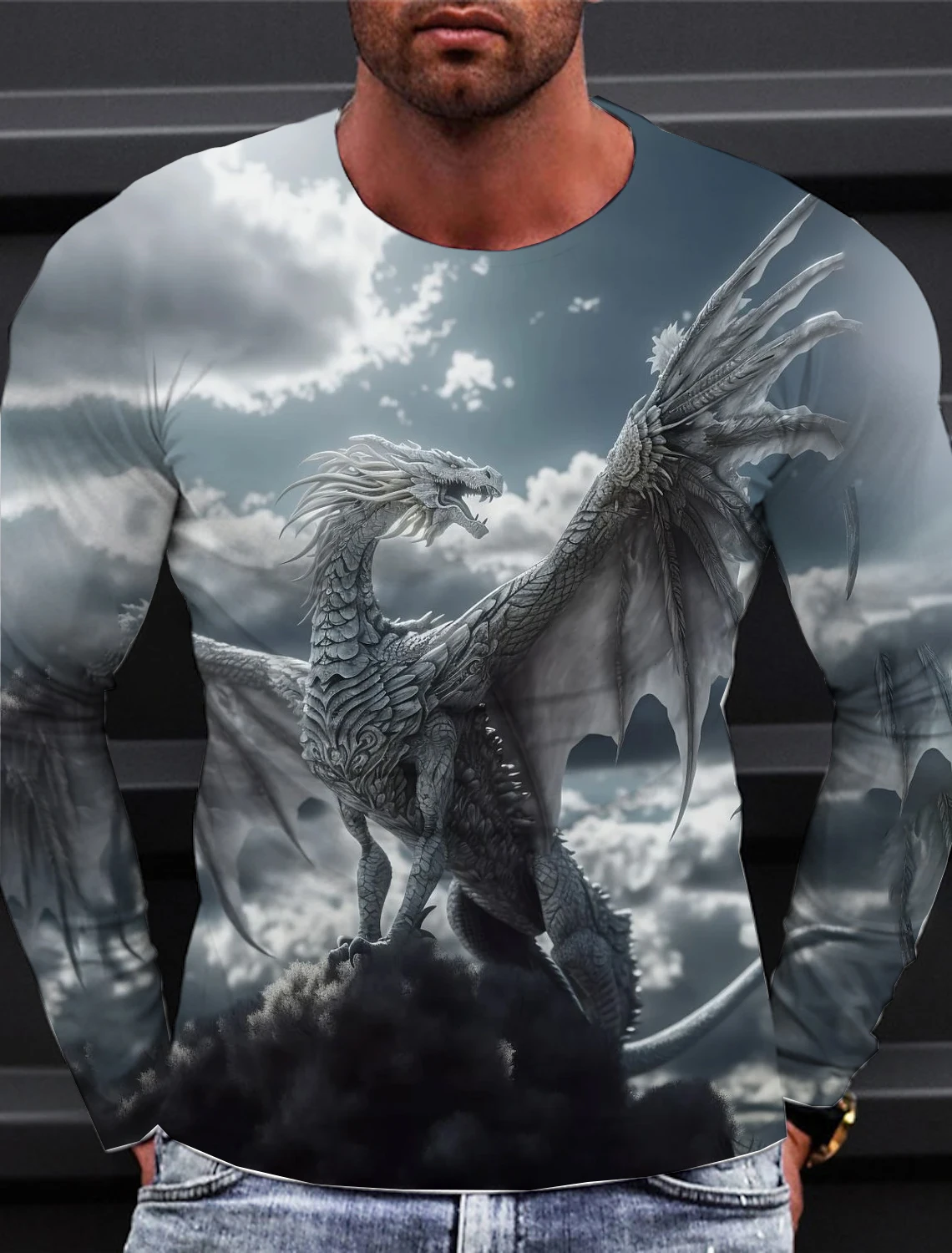 Men's Long Sleeve T-shirts 3d Printed Long T Shirt For Men Street O Neck Pullover Oversized Tee Shirt Man Clothing Dragon Print
Men's Long Sleeve T-shirts 3d Printed Long T Shirt For Men Street O Neck Pullover Oversized Tee Shirt Man Clothing Dragon Print