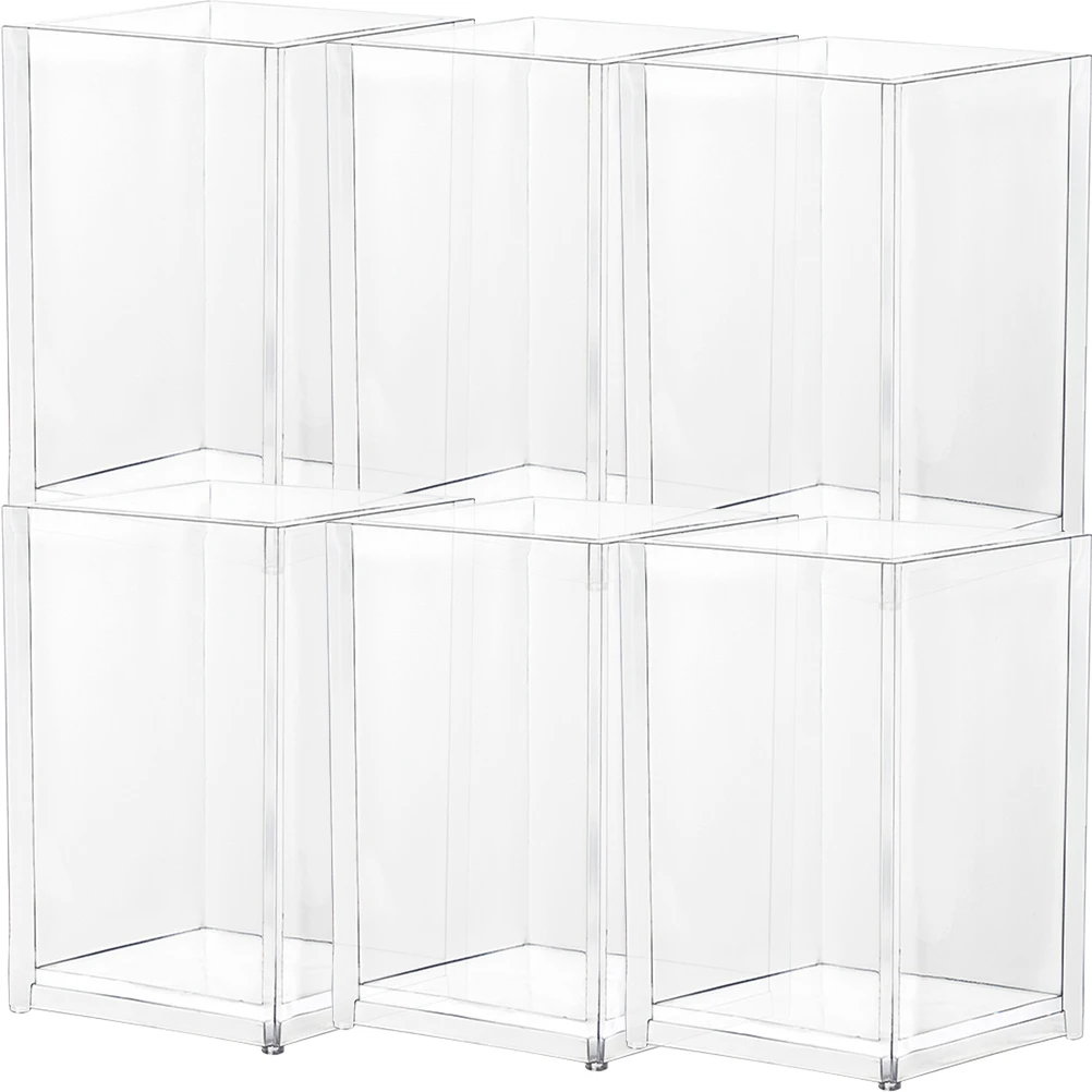 6 Pcs Stationery Storage Holders Clear Desk ganizer Pen Pencil Office Accessories Acrylic Boxes Transparent Makeup Brush Bucket
6 Pcs Stationery Storage Holders Clear Desk ganizer Pen Pencil Office Accessories Acrylic Boxes Transparent Makeup Brush Bucket