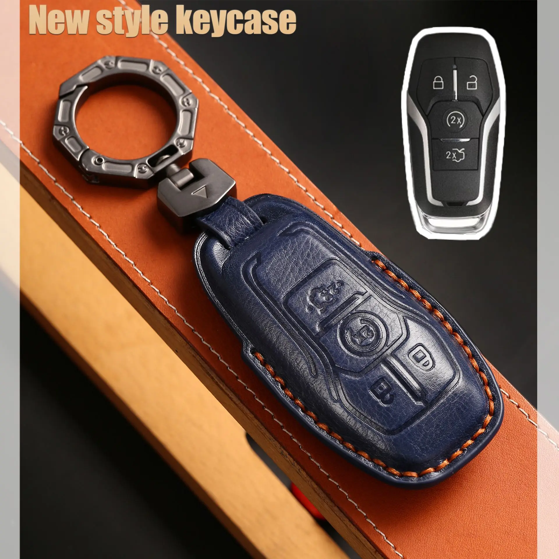 3 4 Bottons Leather Car Key Case Cover for Ford Fusion Mondeo Mustang F-150 Explorer Edge Kuka 2015 2016 2017 2018 Accessories
3 4 Bottons Leather Car Key Case Cover for Ford Fusion Mondeo Mustang F-150 Explorer Edge Kuka 2015 2016 2017 2018 Accessories