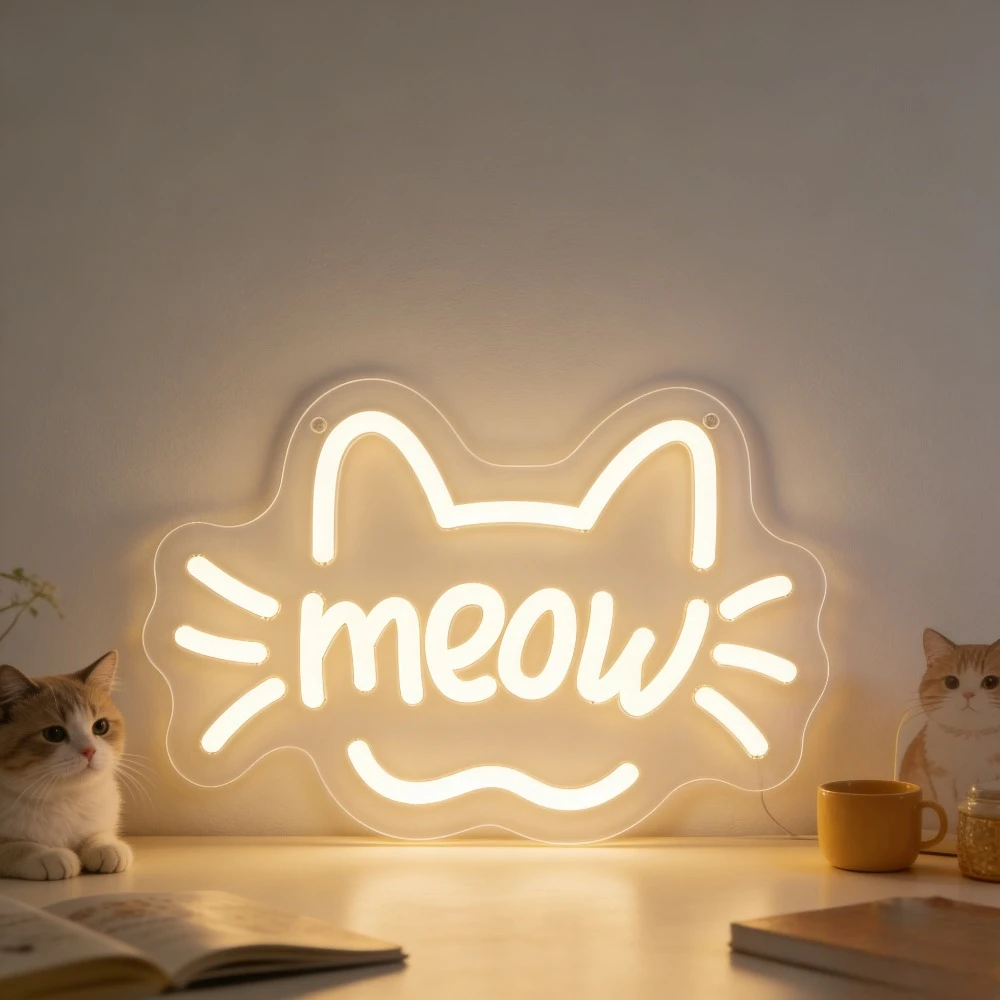 Неоновая LED-лампа в форме кошки с USB-питанием, регулируемая, для декора стен, для любителей животных, спальни, зоомагазина, милый и забавный декор для дома
Неоновая LED-лампа в форме кошки с USB-питанием, регулируемая, для декора стен, для любителей животных, спальни, зоомагазина, милый и забавный декор для дома