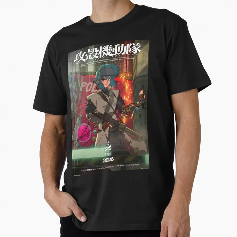 Sci-Fi Manga Ghost In The Shell Anime T Shirt 0507 Cyberpunk Major Motoko Graphic Tee Y2K clothes All size Tops S-6XL
Sci-Fi Manga Ghost In The Shell Anime T Shirt 0507 Cyberpunk Major Motoko Graphic Tee Y2K clothes All size Tops S-6XL
