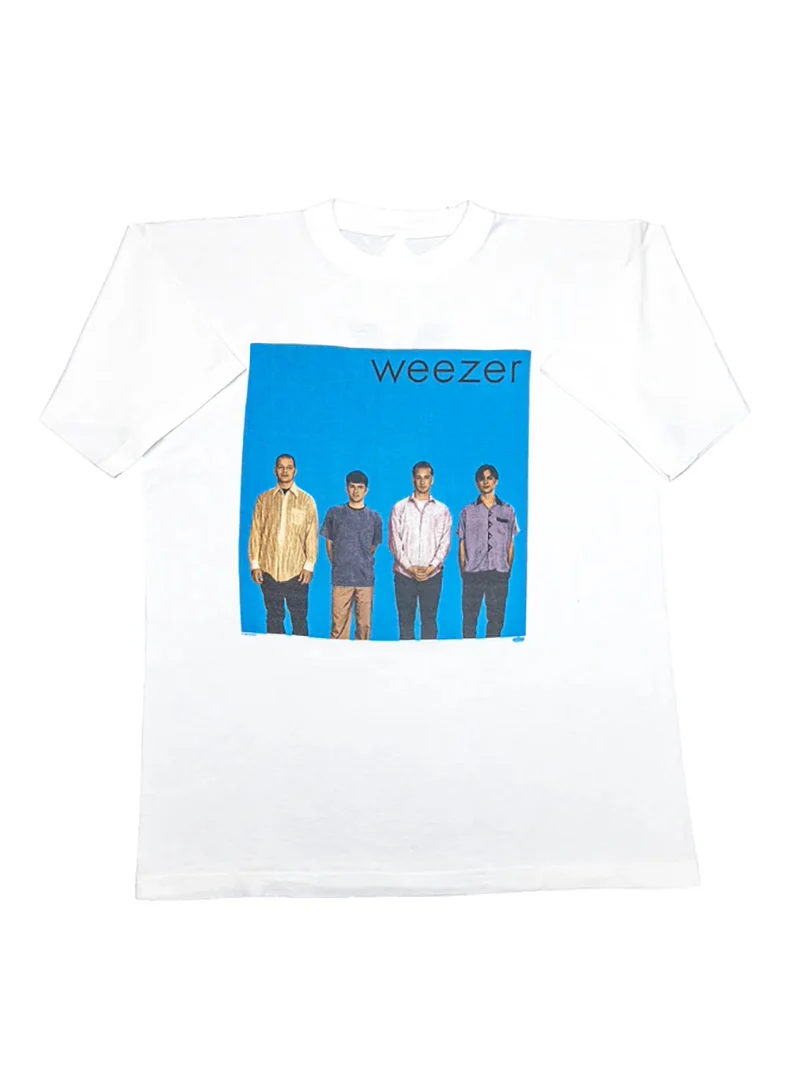 Weezer Blue Album Loose Fit Cotton T-irt ort Sve Streetwear Digital Print Breathable Sweat Absorbent ex Summer T-S...
Weezer Blue Album Loose Fit Cotton T-irt ort Sve Streetwear Digital Print Breathable Sweat Absorbent ex Summer T-S...