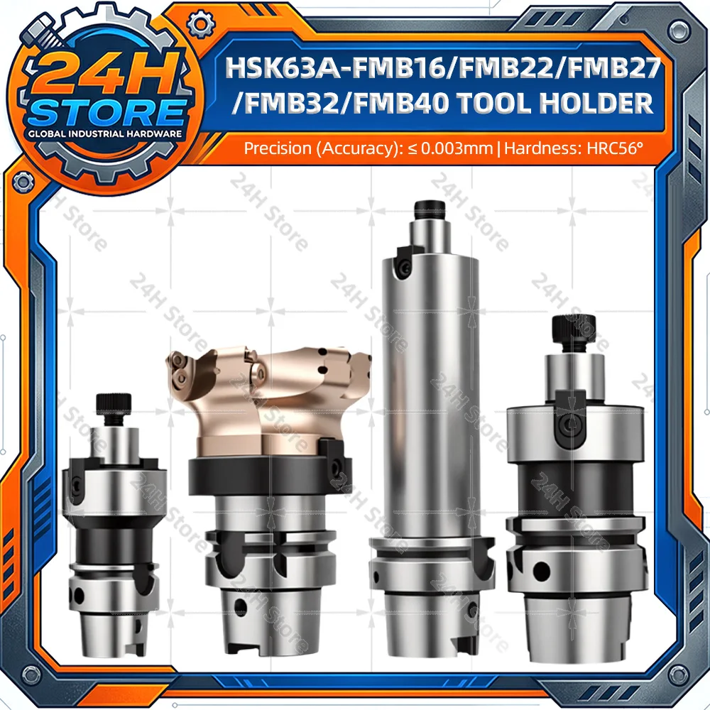 HSK63A FMB16 FMB22 FMB27 FMB32 FMB40 Face Milling Tool Holder HSK63 FMB Tools Bracket For 300R 400R KM12 MFWN90 EMR TRS MFH ENX
HSK63A FMB16 FMB22 FMB27 FMB32 FMB40 Face Milling Tool Holder HSK63 FMB Tools Bracket For 300R 400R KM12 MFWN90 EMR TRS MFH ENX