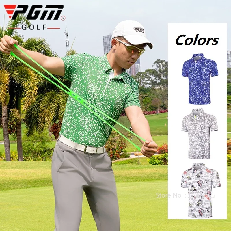 Pgm Men Printed Golf T-shirt Short Sleeve Sport Leisure Polo Shirt Male Quality Breathable Sports Jersey Business Golf Tee
Pgm Men Printed Golf T-shirt Short Sleeve Sport Leisure Polo Shirt Male Quality Breathable Sports Jersey Business Golf Tee