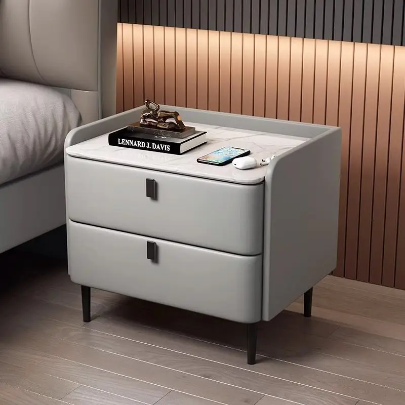 Solid Wood Slab Bedside Table, Light Luxury Bedroom Leather Storage Cabinet, Home Use, Simple and Modern Bedside Table
Solid Wood Slab Bedside Table, Light Luxury Bedroom Leather Storage Cabinet, Home Use, Simple and Modern Bedside Table