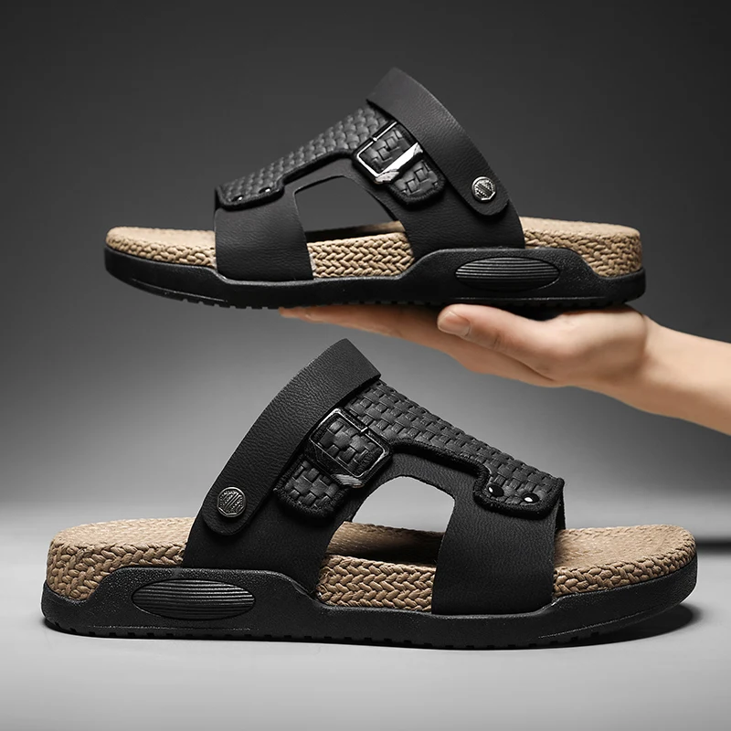 Men's slides casual Sandals summer new breathable non-slip outdoor comfort soft-sole lightweight breathable walking beach shoes
Men's slides casual Sandals summer new breathable non-slip outdoor comfort soft-sole lightweight breathable walking beach shoes