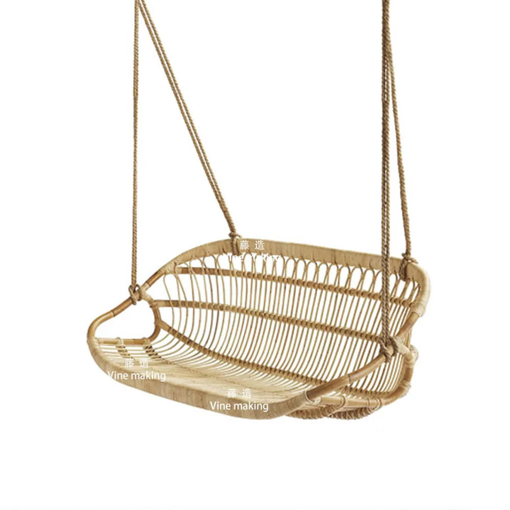 Outdoor hanging chair double hanging basket cane chair Japanese bed and breakfast chair Bali Internet celebrity swing hanging 
Outdoor hanging chair double hanging basket cane chair Japanese bed and breakfast chair Bali Internet celebrity swing hanging