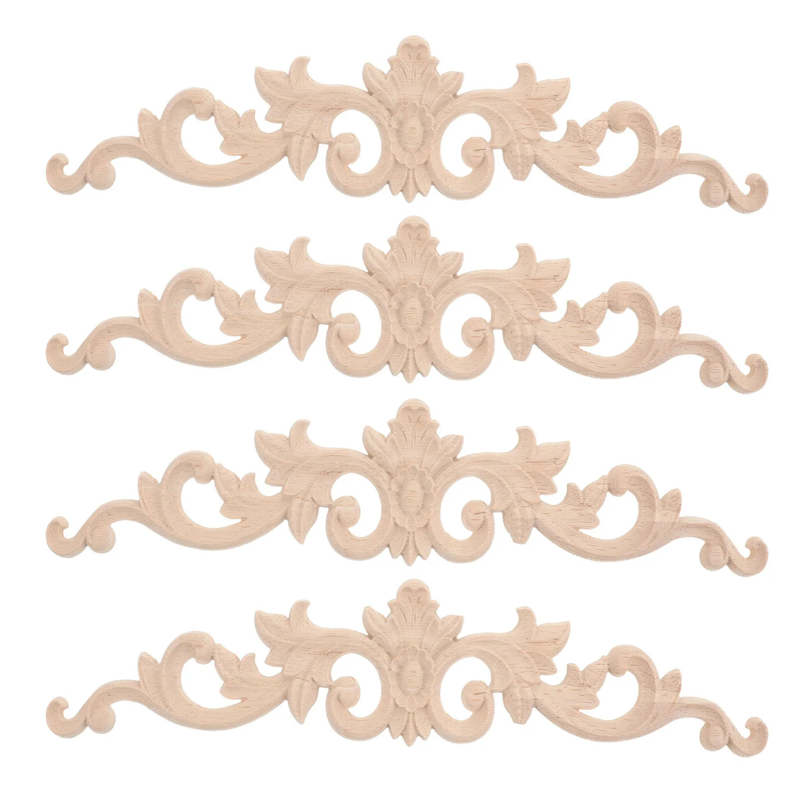 4Pcs Wood Carving Appliques Floral Ornate Unpainted Decorative Onlays for DIY Furniture Restoration Cabinet Door Dresser Bed
4Pcs Wood Carving Appliques Floral Ornate Unpainted Decorative Onlays for DIY Furniture Restoration Cabinet Door Dresser Bed