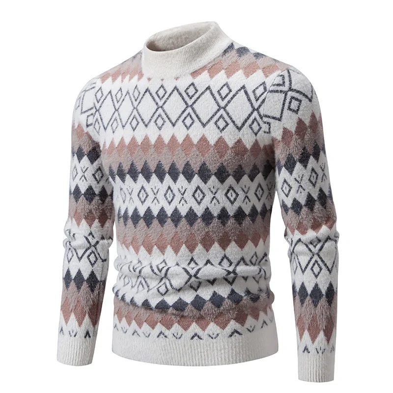 Men's New Autumn and Winter Casual Warm Sweater Knit Multicolor Trends Tops Man Clothes
Men's New Autumn and Winter Casual Warm Sweater Knit Multicolor Trends Tops Man Clothes