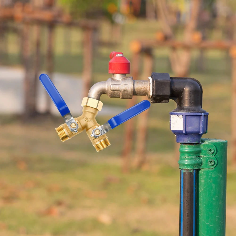 Y Valve Splitter Full Flow 3/4 Inch Thread Hose Splitter Brass Garden Hose Splitter with Long Handle for Agriculture
Y Valve Splitter Full Flow 3/4 Inch Thread Hose Splitter Brass Garden Hose Splitter with Long Handle for Agriculture