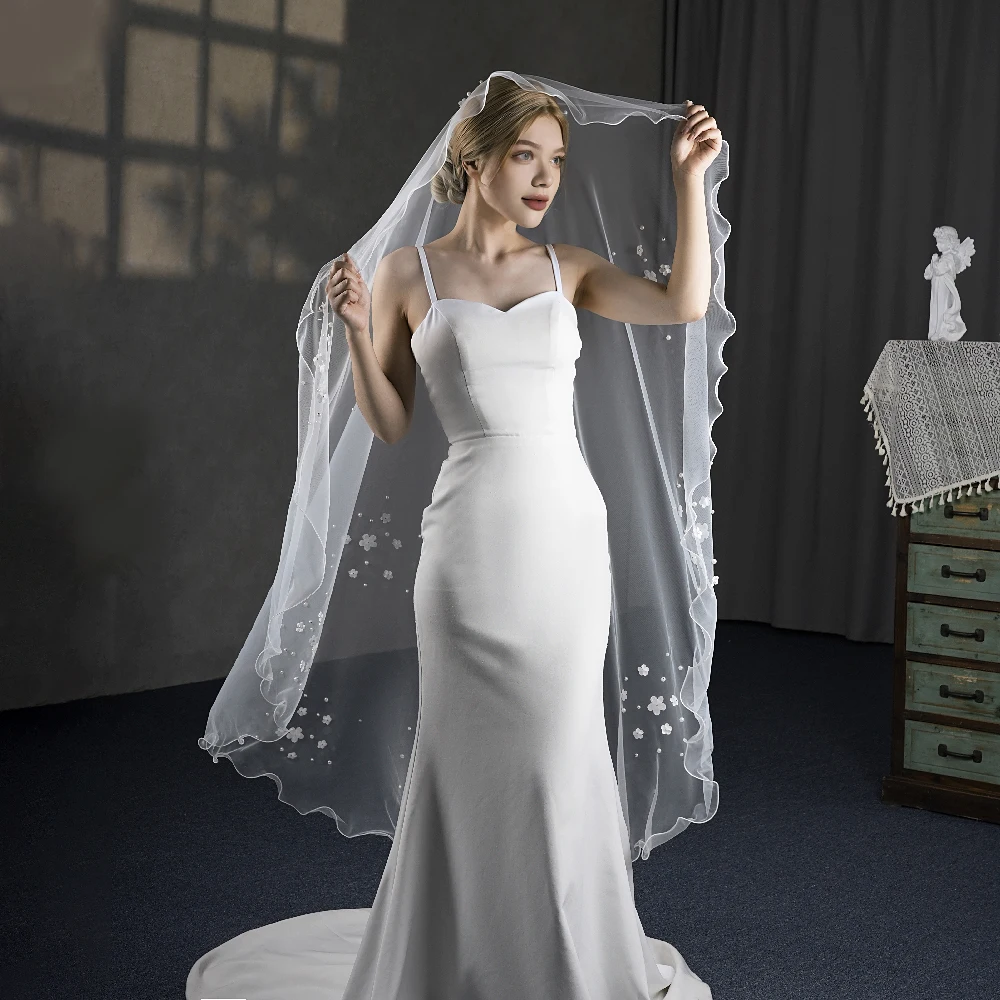 Fashion bride veil free styling bride wedding accessory pearl flower bride shawl dress ornament
Fashion bride veil free styling bride wedding accessory pearl flower bride shawl dress ornament